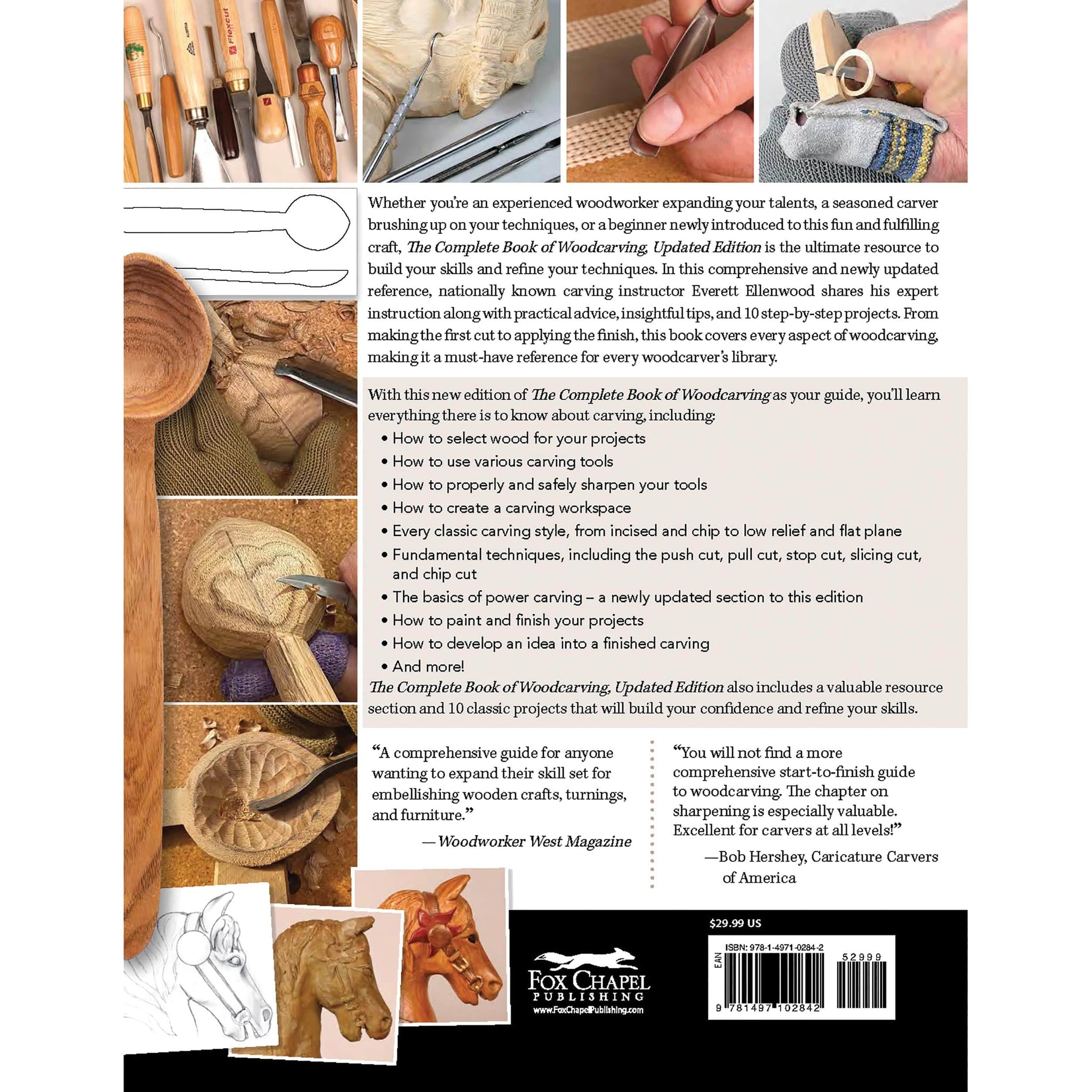 The Complete Book of Woodcarving - Updated Edition | Woodcraft