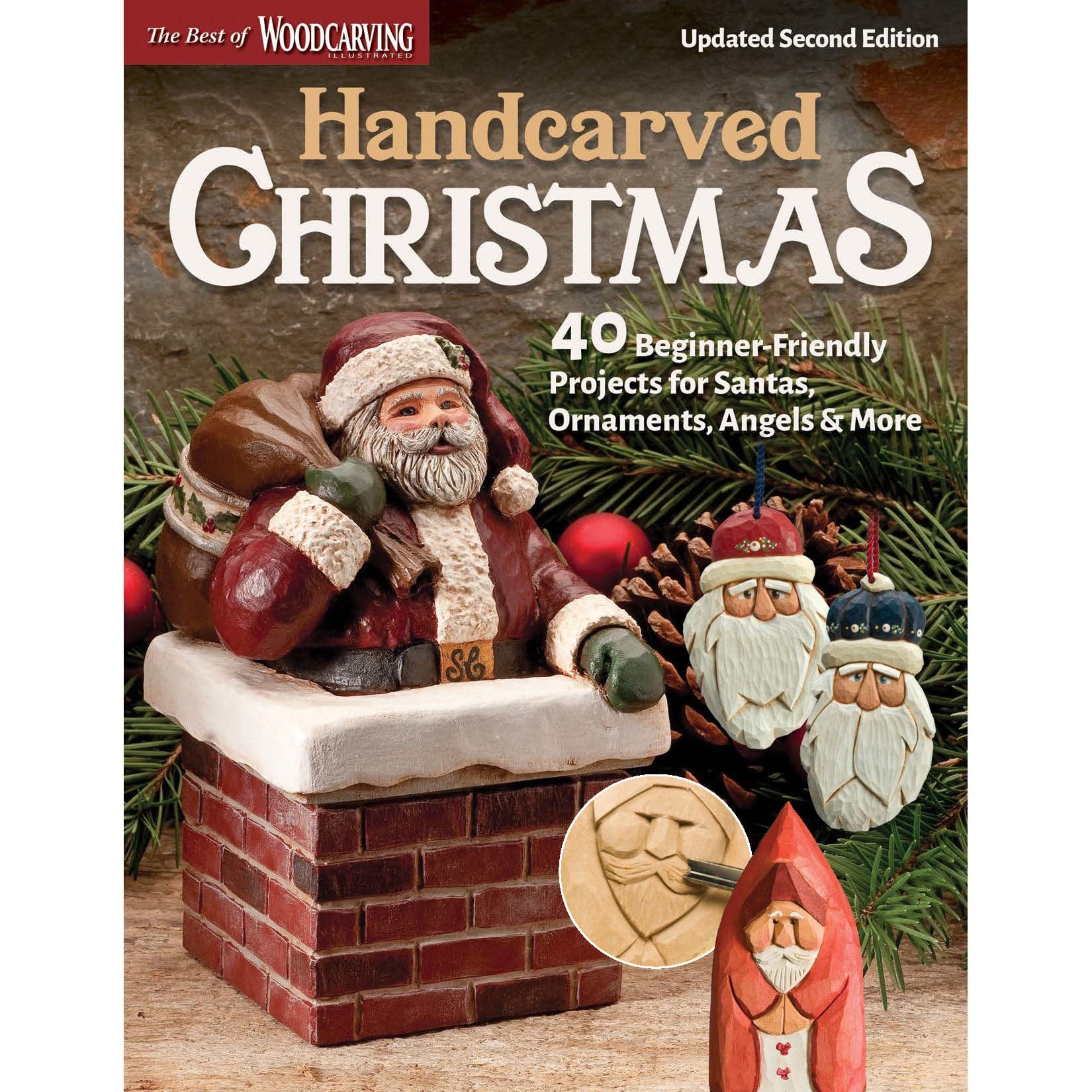 Fox Chapel Handcarved Christmas Updated 2nd Edi | Woodcraft