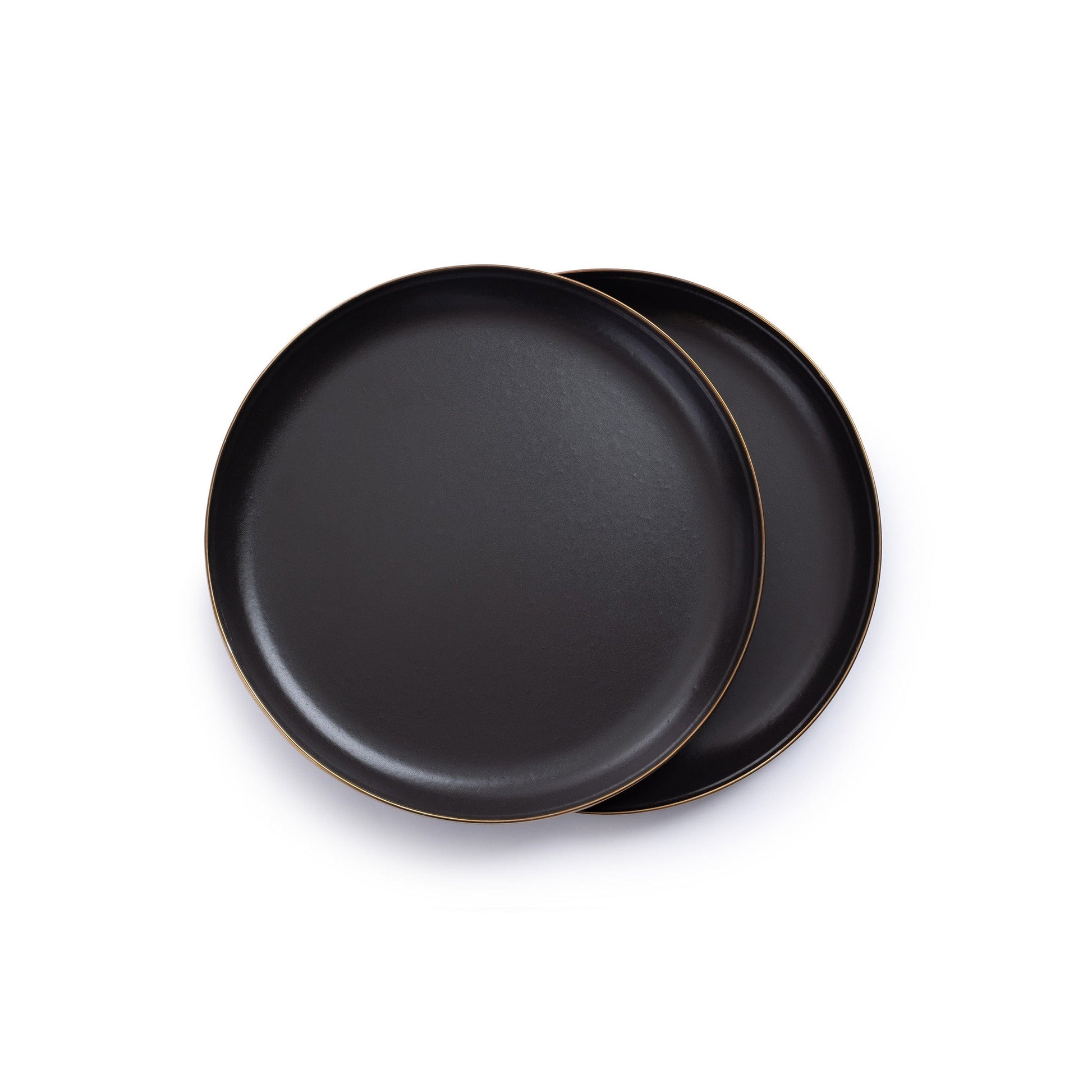 Enamel Deep Plate Set Charcoal Indoor/Outdoor alt 0