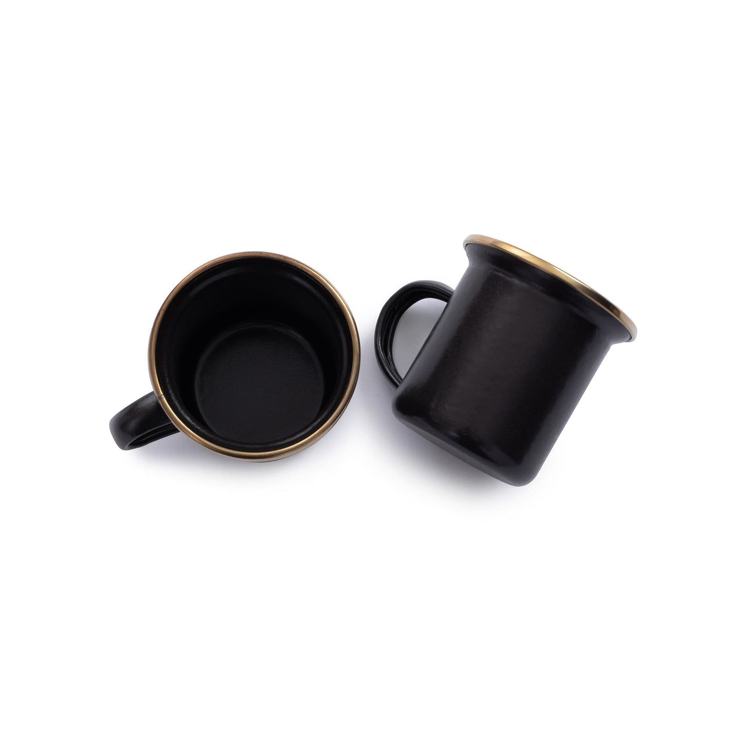 Enamel Espresso Cup Set Charcoal Indoor/Outdoor alt 0
