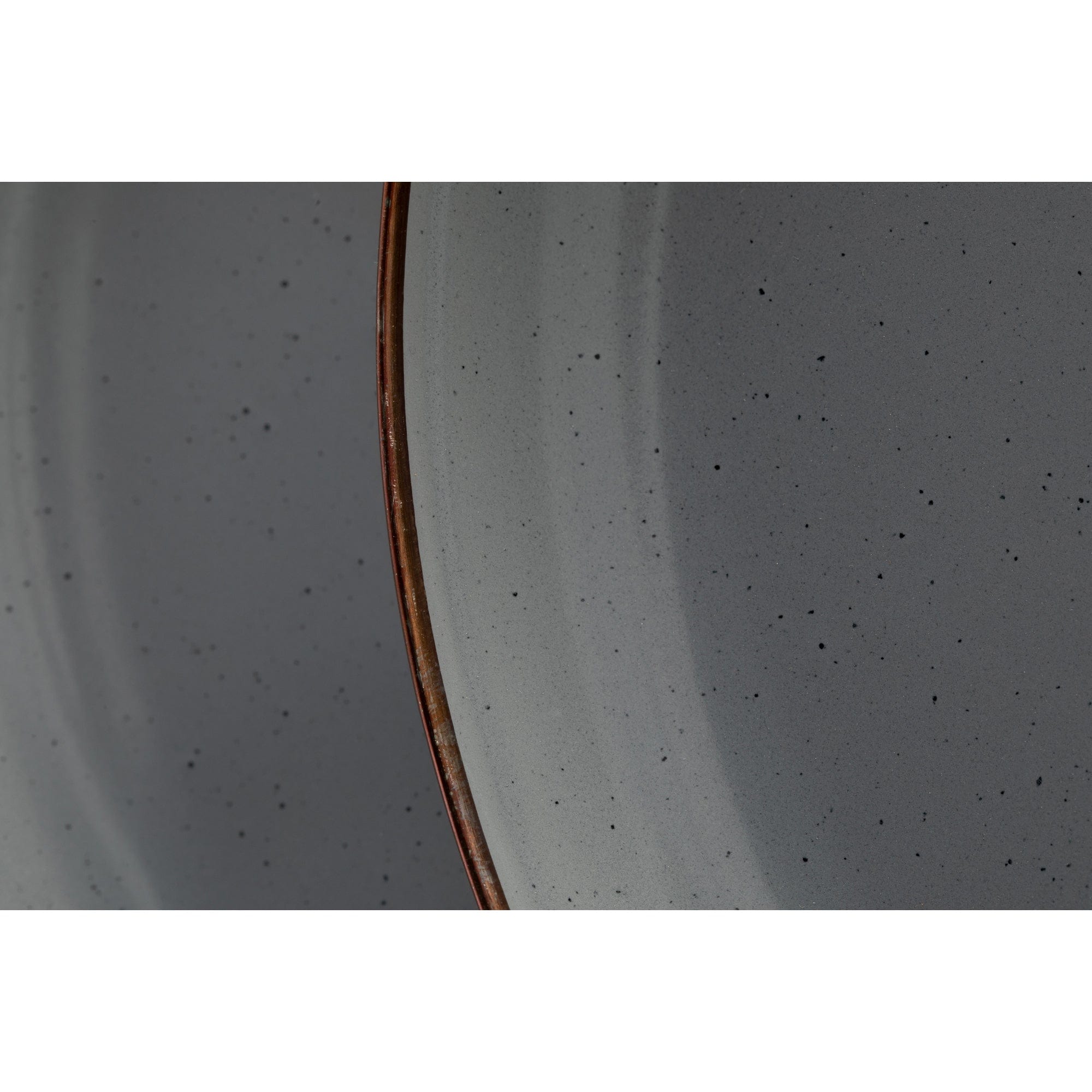 Enamel Salad Plate Set Slate Gray Indoor/Outdoor alt 0