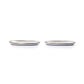 Enamel Deep Plate Set Eggshell Indoor/Outdoor alt 0