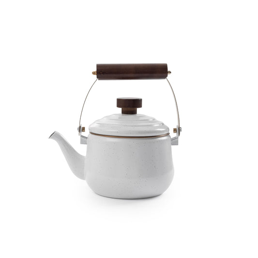 Enamel Teapot Eggshell Indoor/Outdoor alt 0