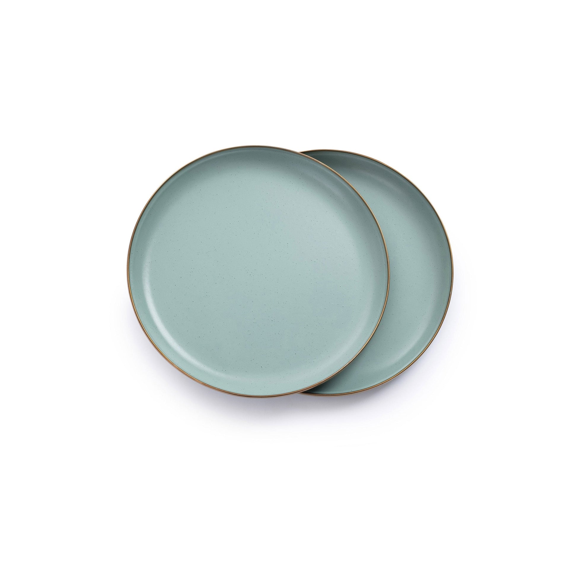 Enamel Deep Plate Set Mint Indoor/Outdoor alt 0