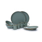 Enamel Deep Plate Set Mint Indoor/Outdoor alt 0