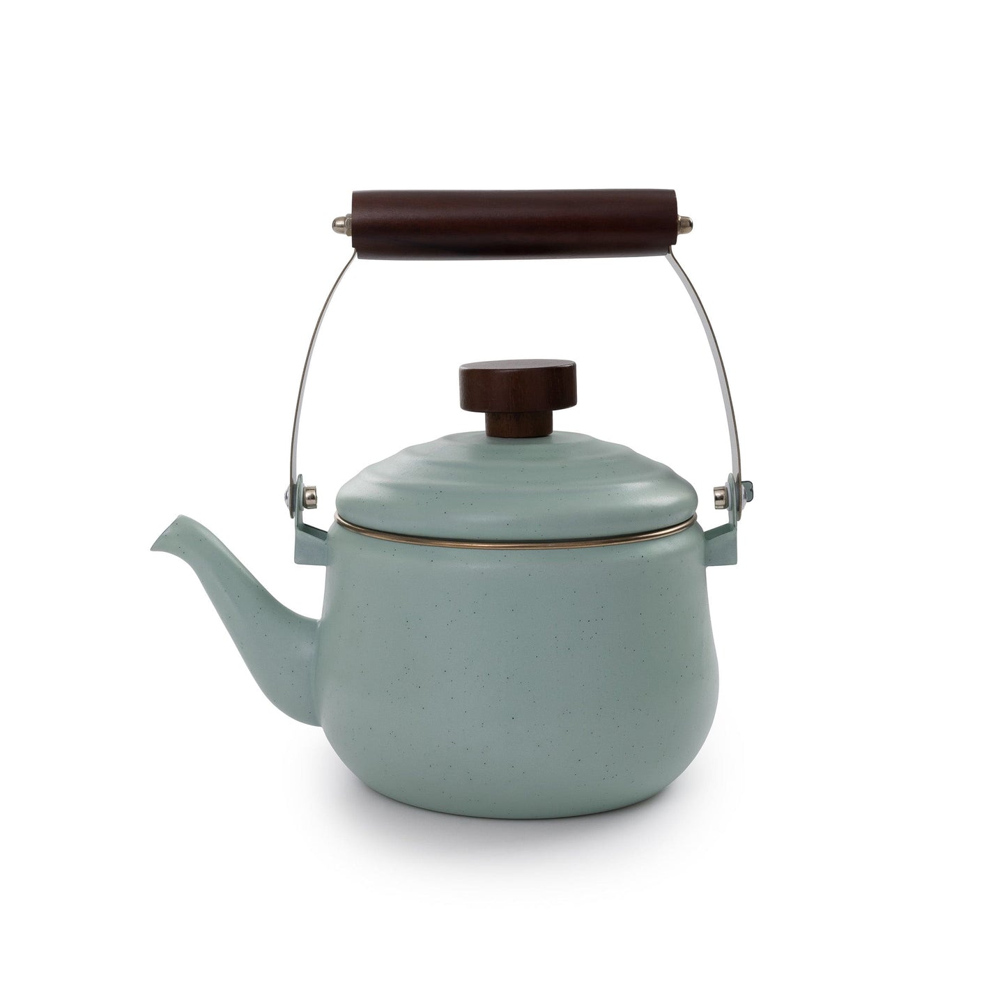 Enamel Teapot Mint Indoor/Outdoor alt 0