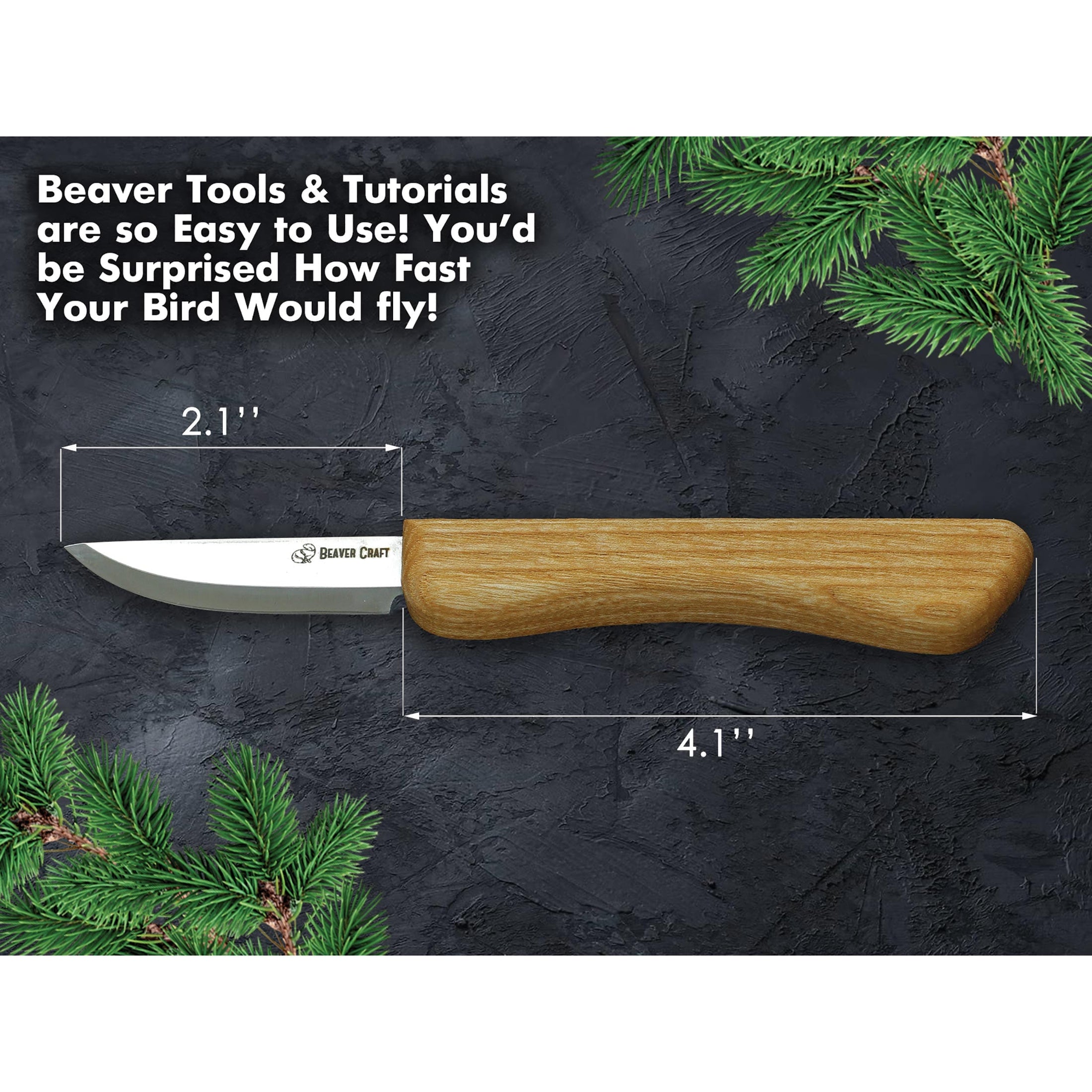 Beavercraft Comfort Bird Carving Kit Woodcraft