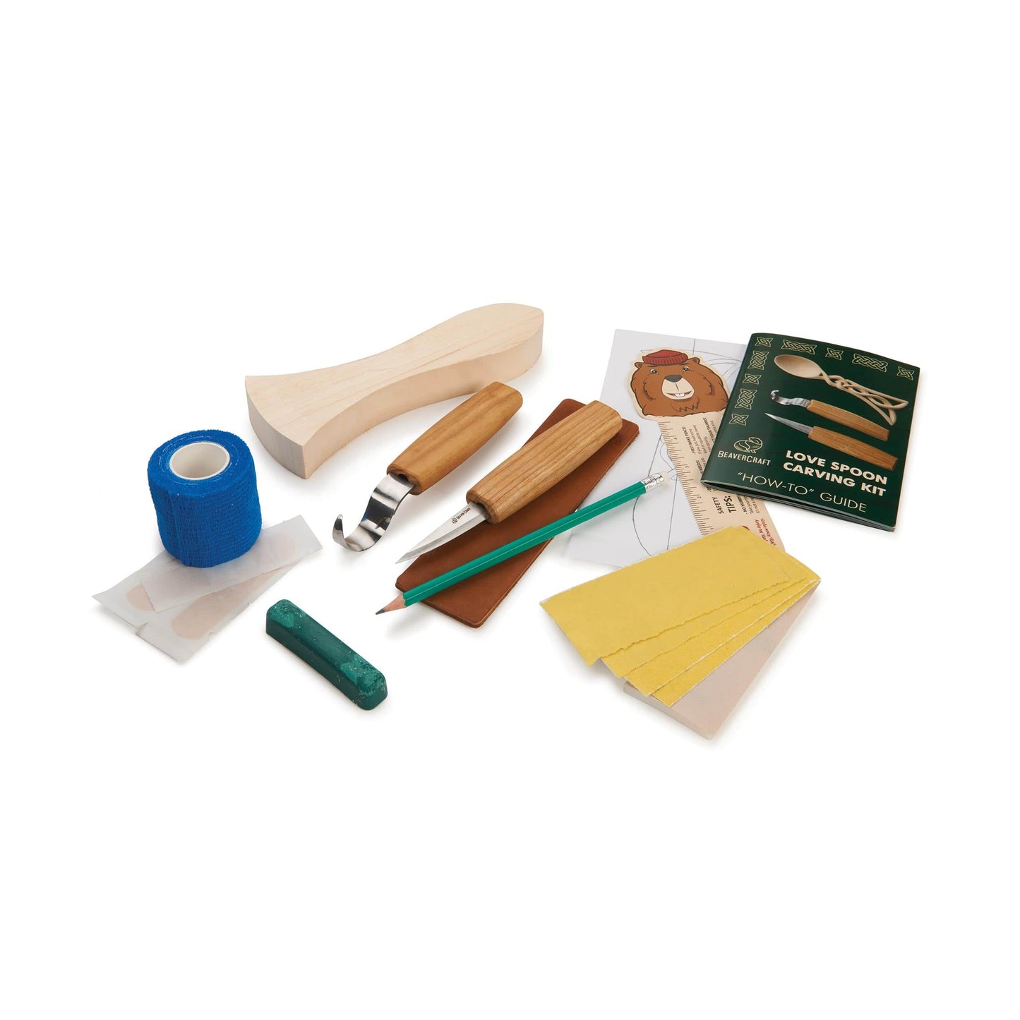 Celtic Love Spoon Carving Kit alt 0