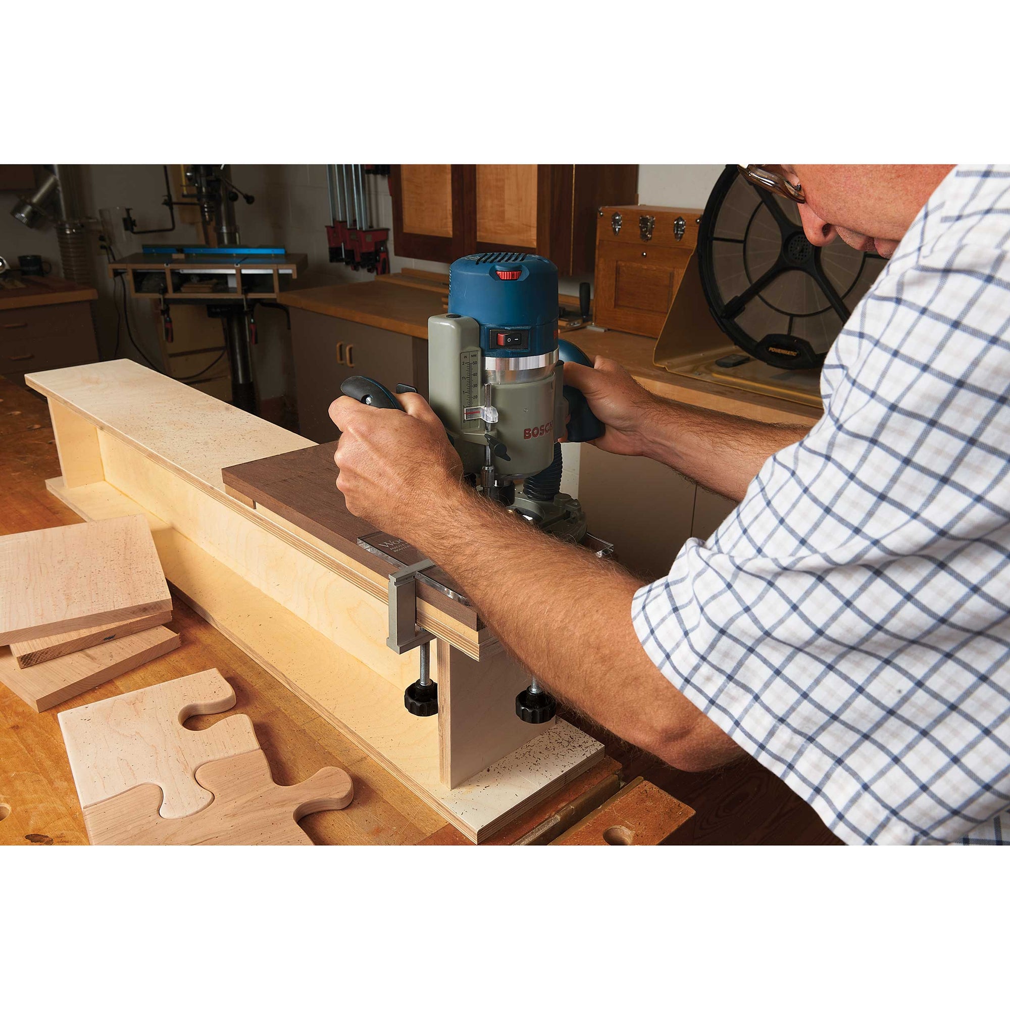 Puzzle Piece Router Template alt 0