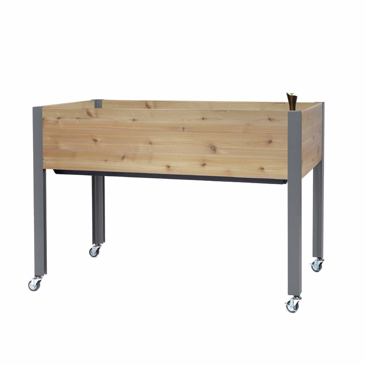Self-Watering Elevated Planter 21" x 47" x 32"H Cedar | Woodcraft