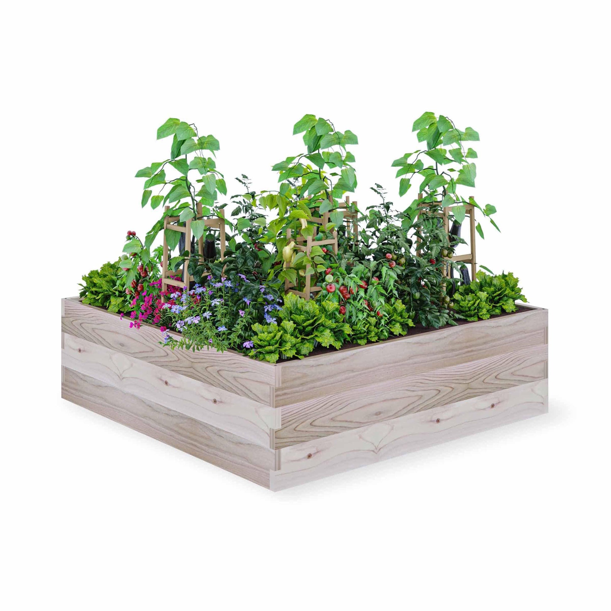 Cedar Raised Garden Bed 36" x 36" x 10-1/2"H alt 0