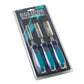 3 pc Wood Chisel with Ergonomic Soft Handle 1/2", 3/4", 1" alt 0