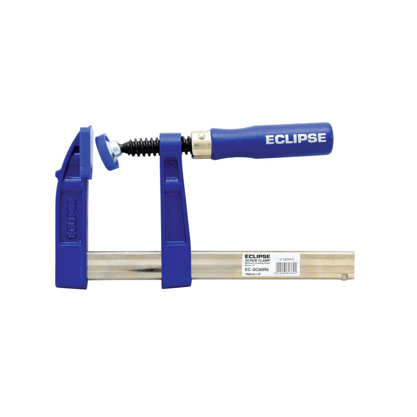 EC-SC80 6" Screw Clamp 3-1/8" Throat Depth alt 0