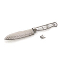 Santoku Knife for Mincing Slicing and Dicing Vegetables - 10-3/4" - 4116 Stainless Steel - Unfinished Kit alt 0