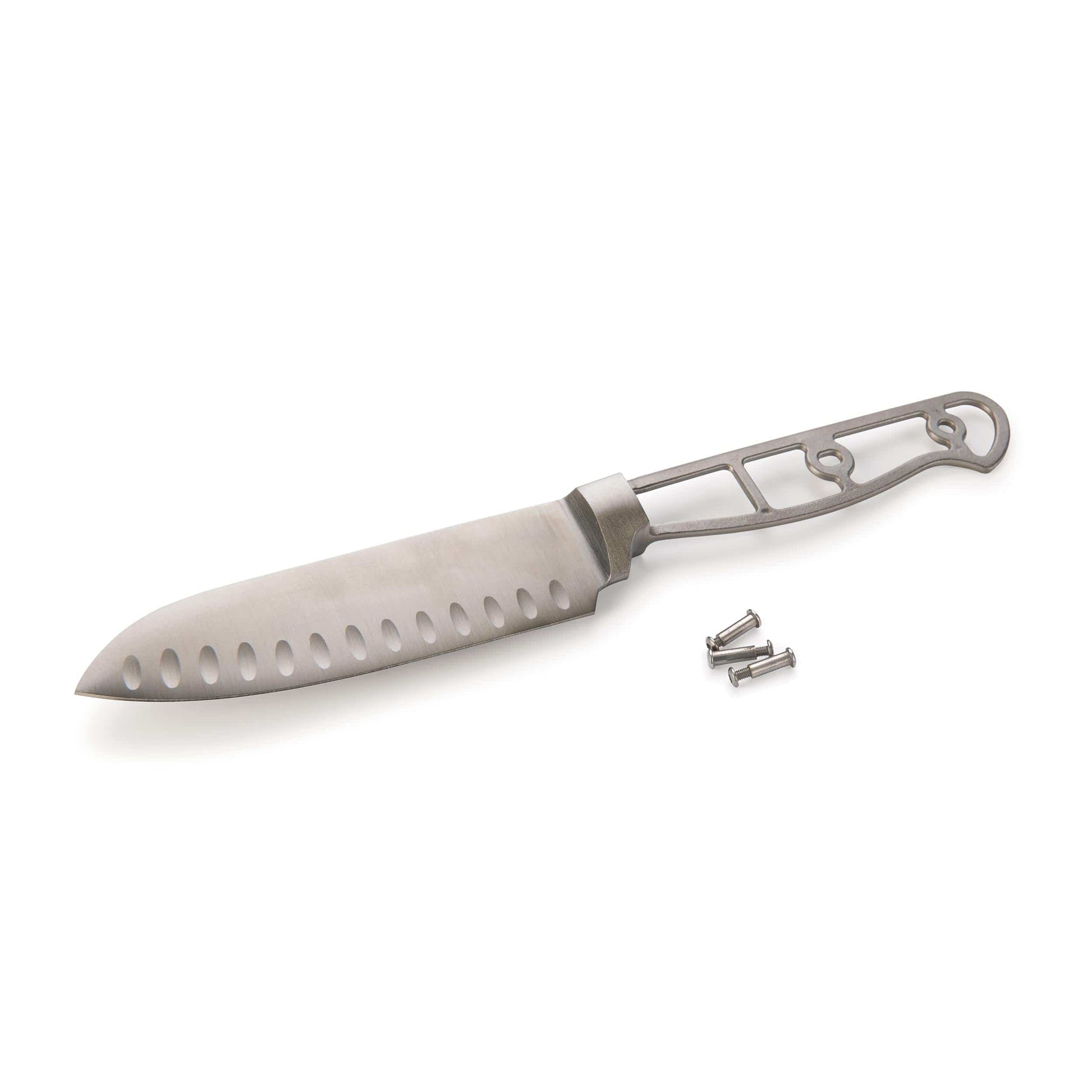 Santoku Knife for Mincing Slicing and Dicing Vegetables - 10-3/4" - 4116 Stainless Steel - Unfinished Kit alt 0