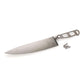 Chef Knife for Cutting Fruits Vegetables and Meat - 13-1/4" - 4116 Stainless Steel - Unfinished Kit alt 0