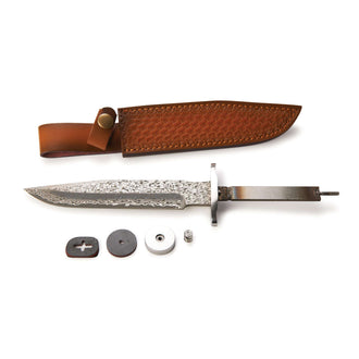 Honor Damascus Fixed Blade Knife for Hunting and Fishing - 12