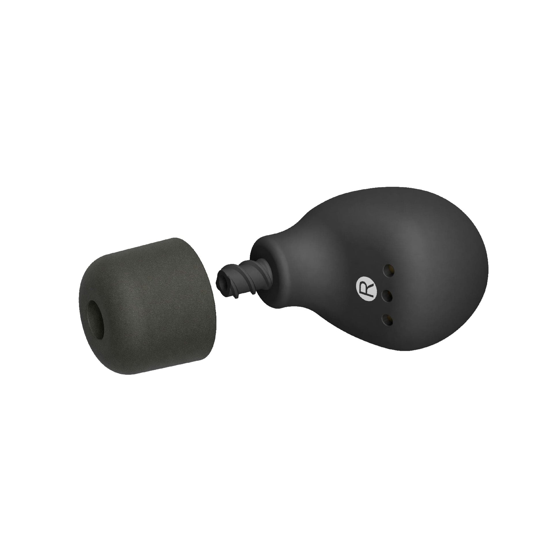FREE 2.0 True Wireless Bluetooth Safety Earbuds - Matte Black