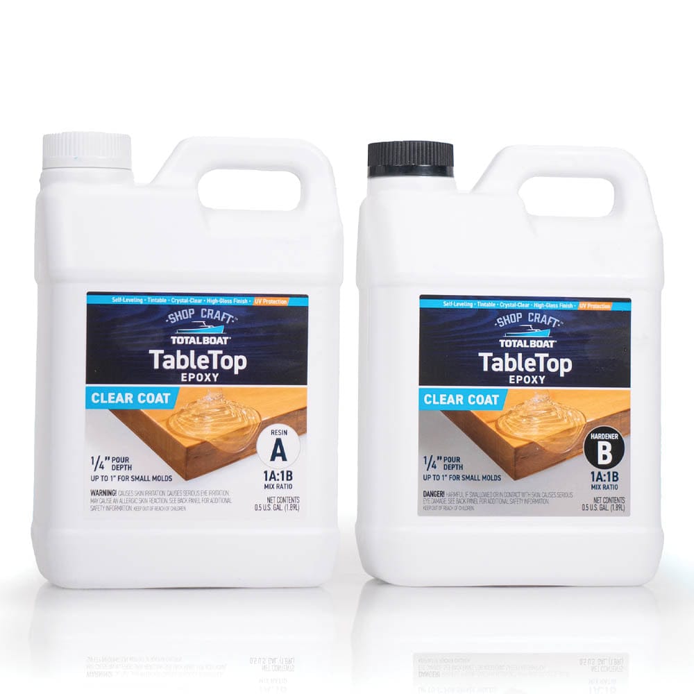 TotalBoat Table Top Epoxy Kit 1 Gallon Woodcraft