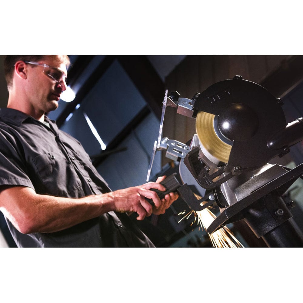 JBG-8W Shop Grinder with Grinding Wheel and Wire Wheel