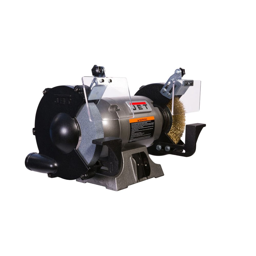 JBG-8W Shop Grinder with Grinding Wheel and Wire Wheel