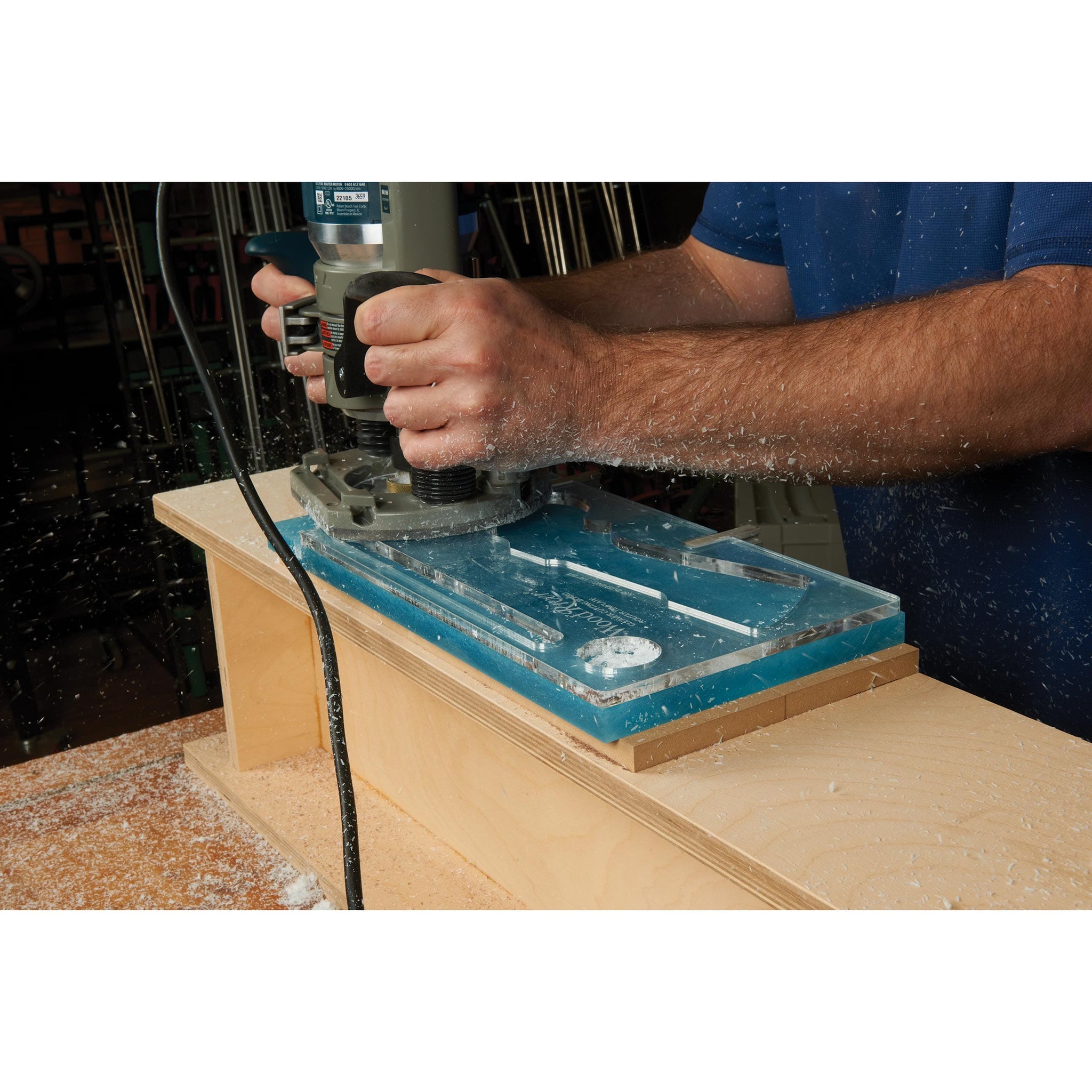 WoodRiver Cleaver Cutting Board Router Template | Woodcraft