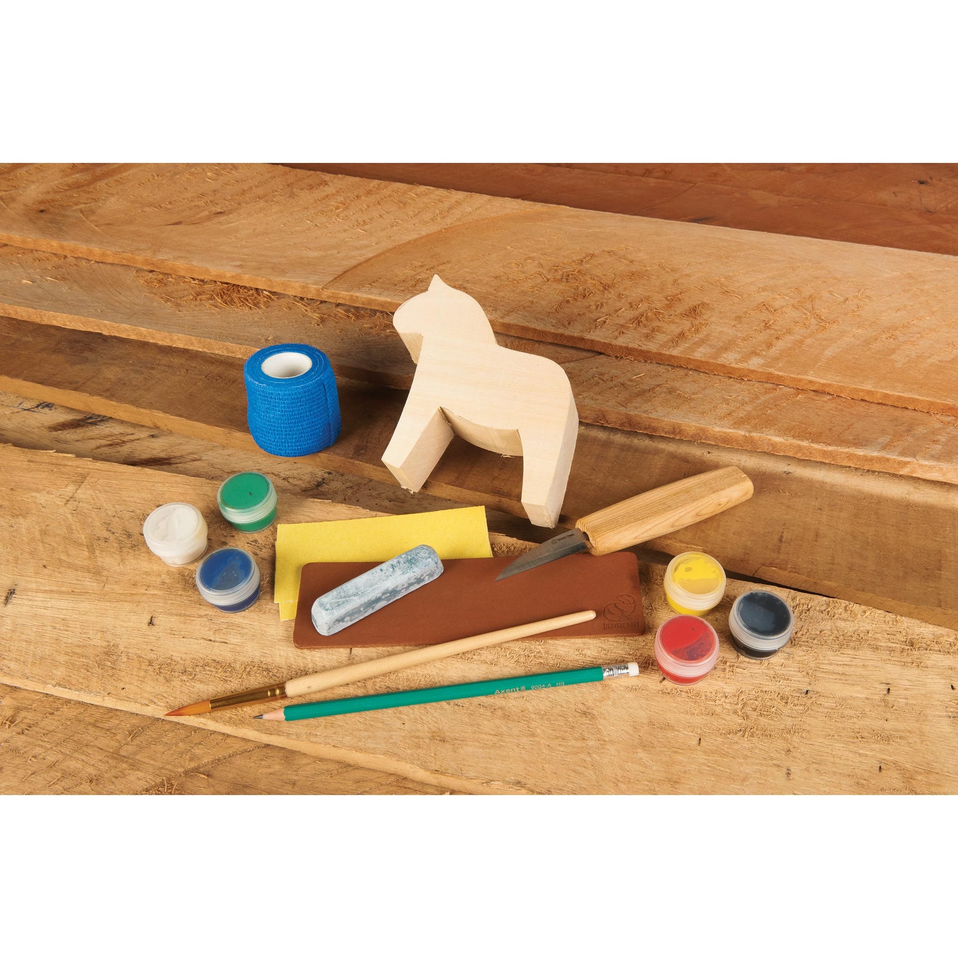 Dala Horse Carving Kit alt 0