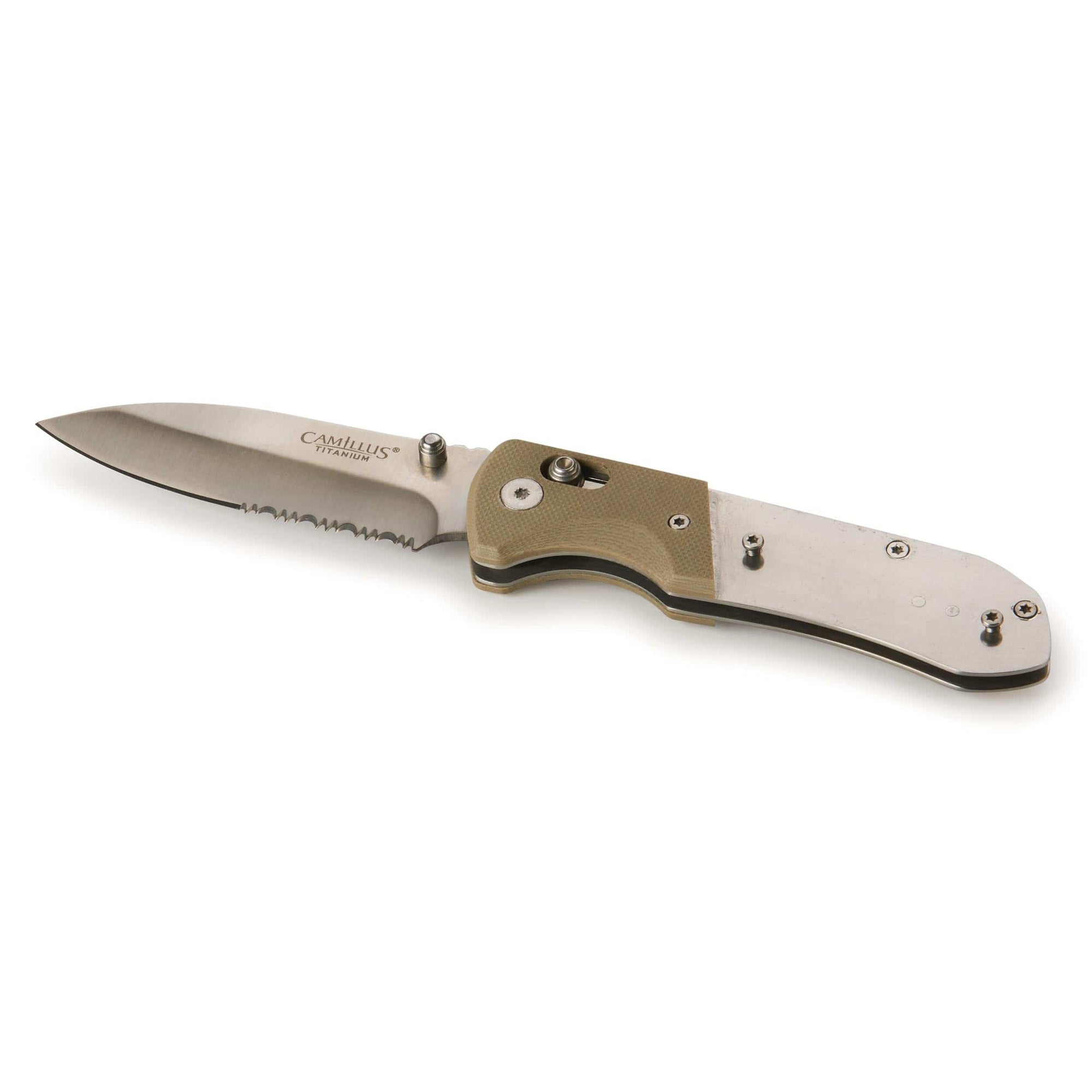 Avirock Spine Lock Pocketknife for Hunting and Fishing - 7-1/2"- Unfinished Kit alt 0