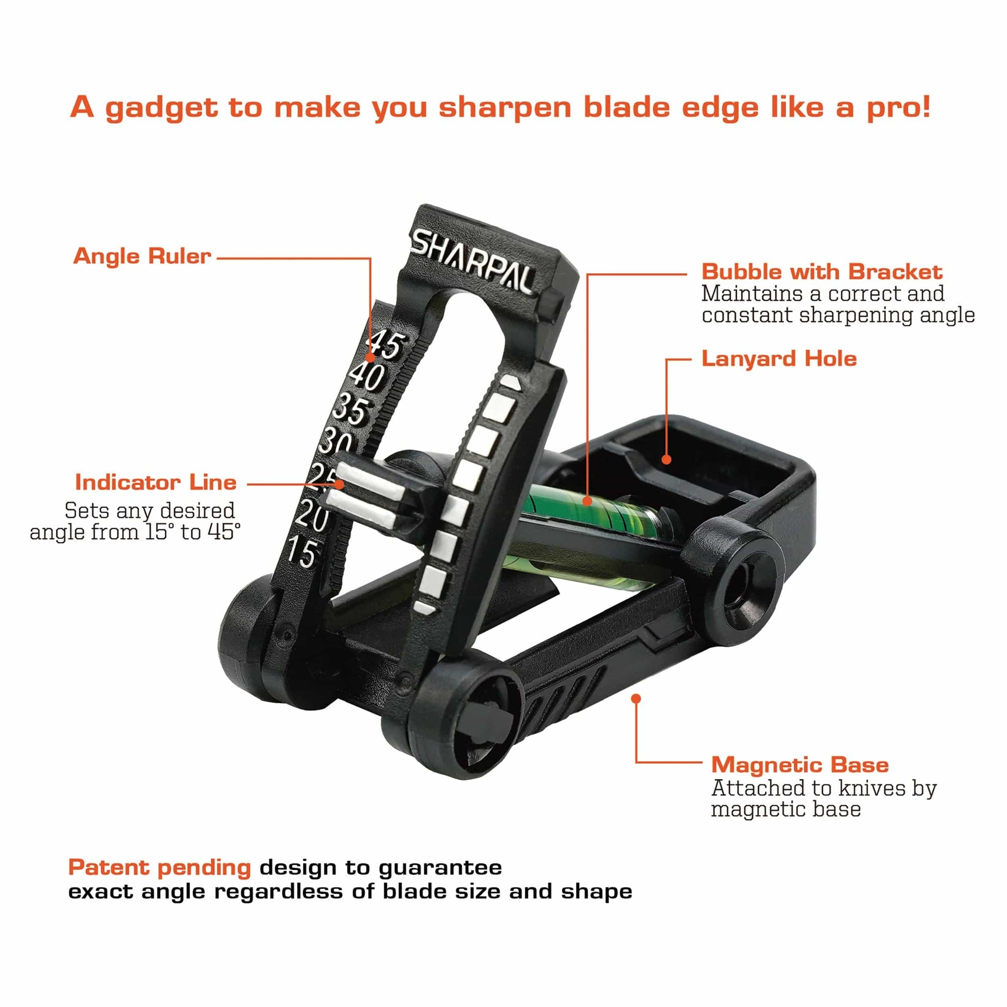 Holdbubble Sharpening Angle Guide alt 0