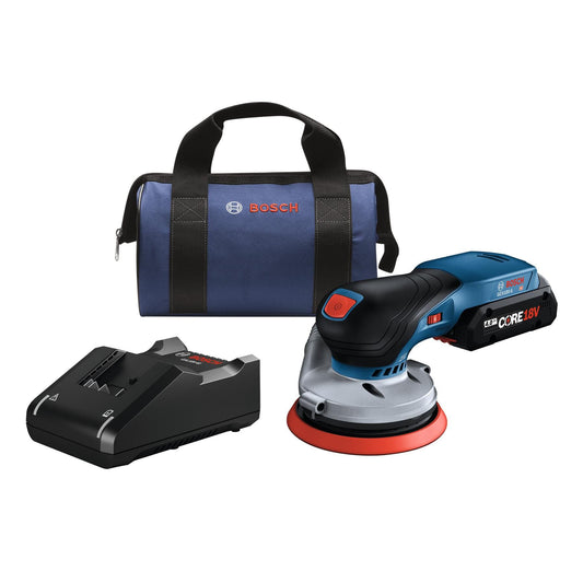 18V Brushless 5" RO Sander  w/ (1) 4.0 Ah CORE Compact Batte alt 0