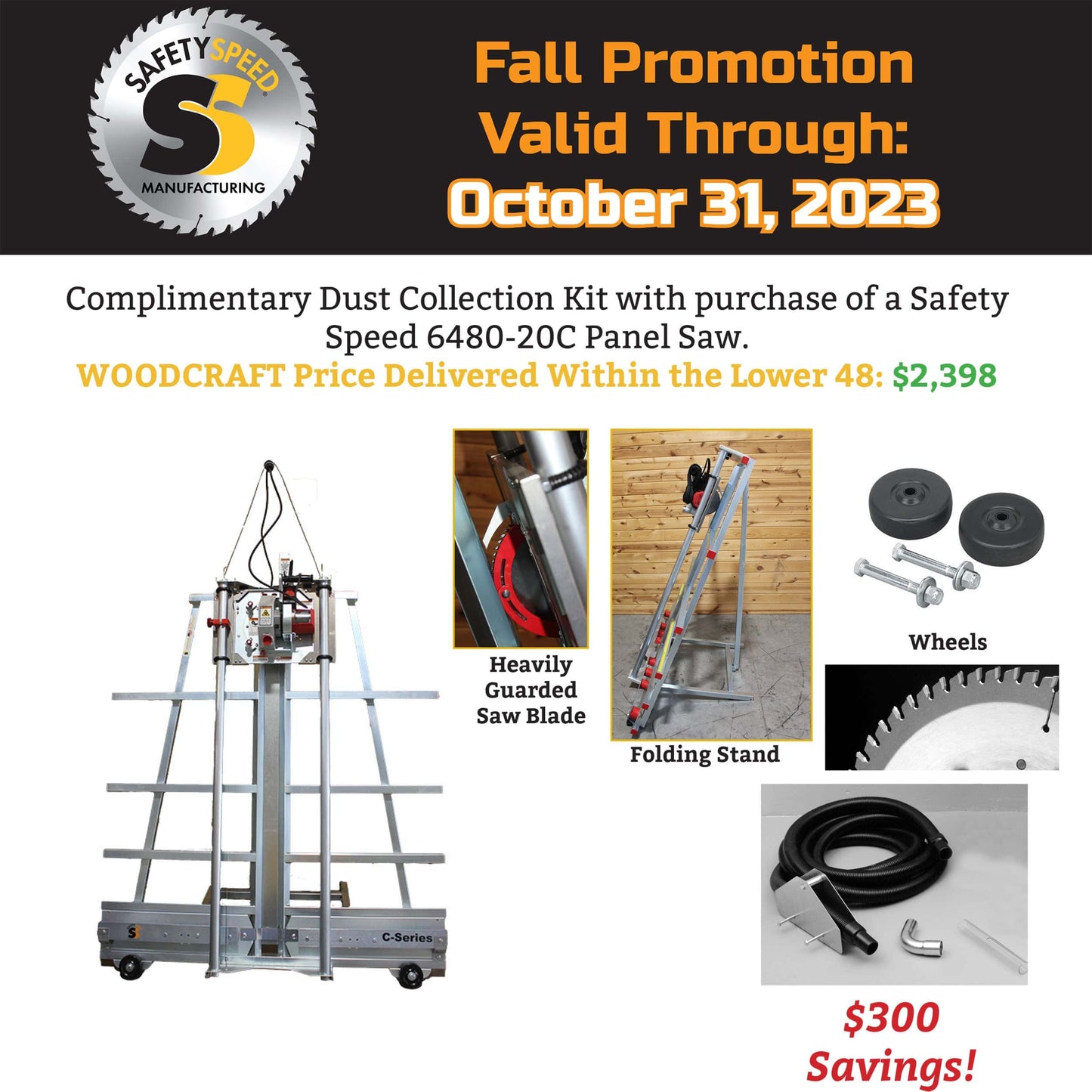safety-speed-mfg-model-6480-20c-panel-saw-with-free-dust-collection-kit