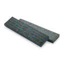 Poly Resin Knife Scales - 3/8" x 2" x 7" - Peacock - Pair alt 0