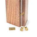 Barrel Hinge for 1/2" Panels - Pair alt 0