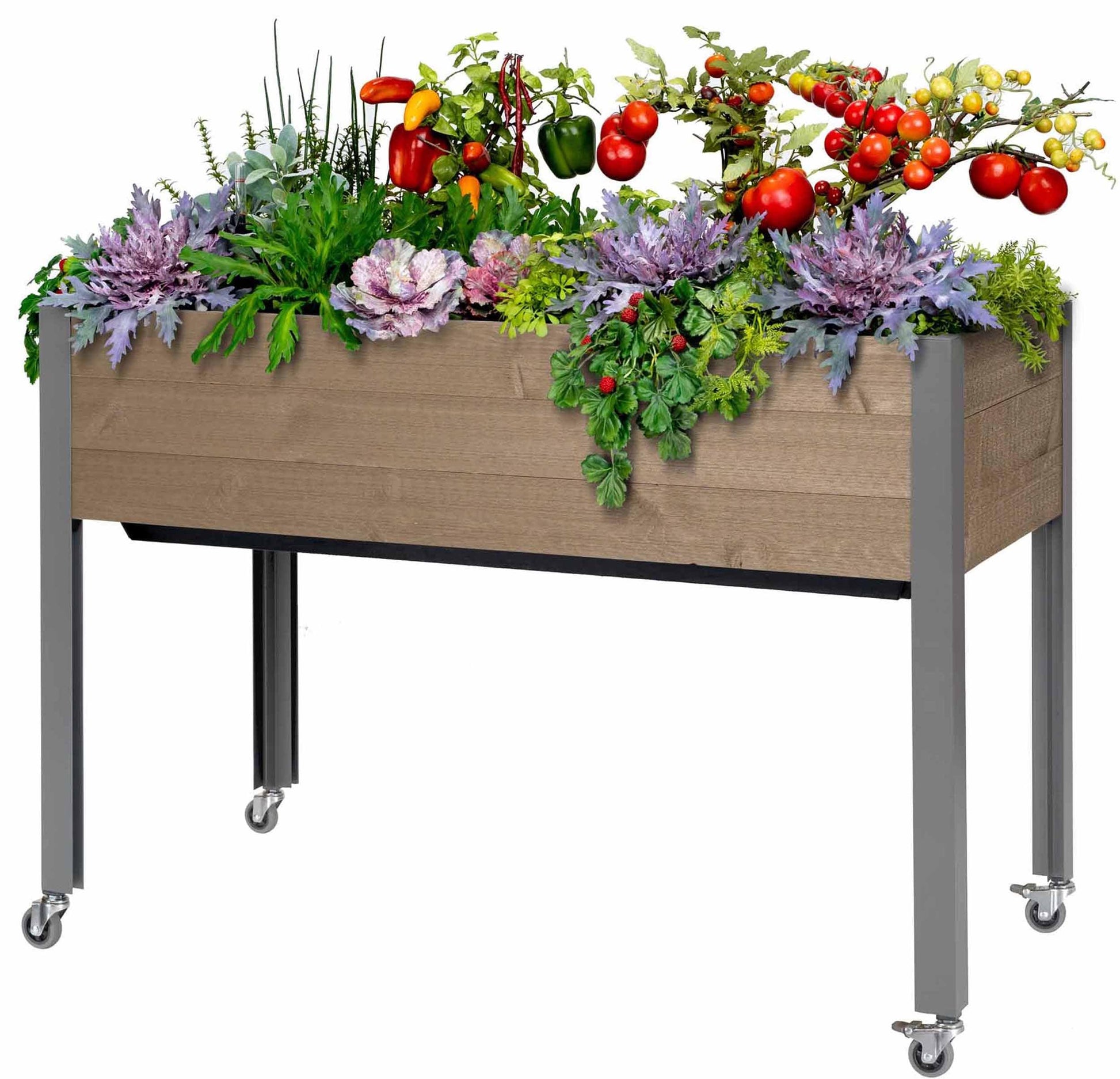 CedarCraft Self-Watering Elevated Planter (21" x 47" x 32"H) alt 3