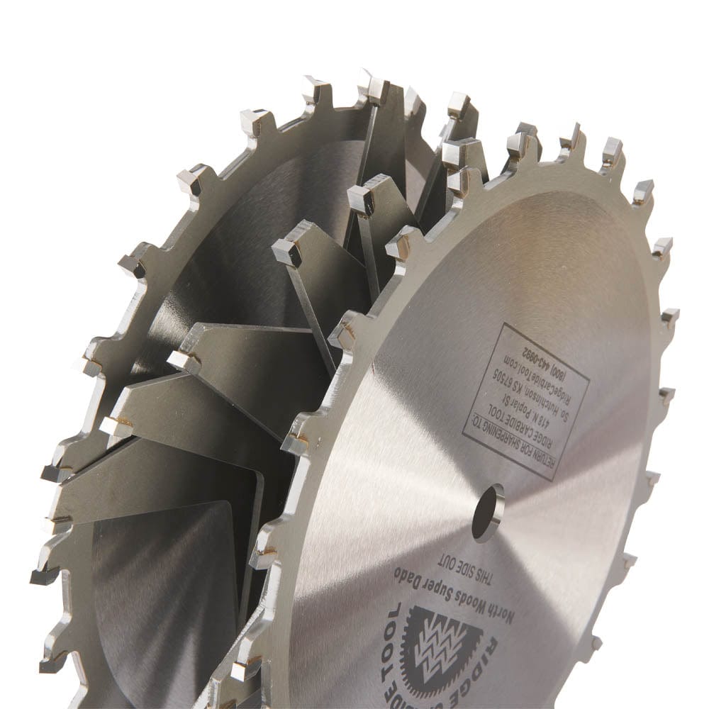 Dado Rig Ridge Carbide Super Stack Dado Set - 8