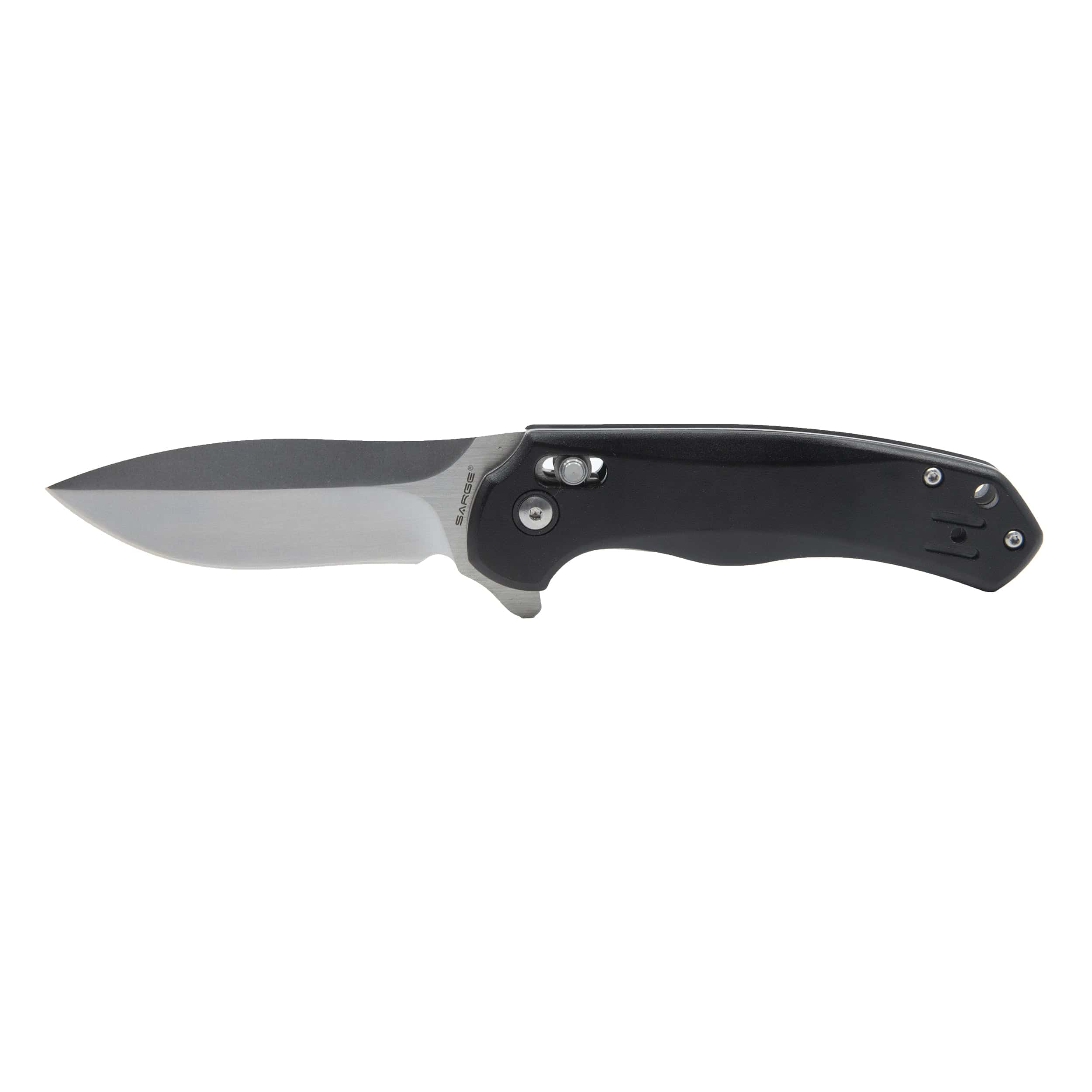 Sarge Black Jet Side Lock Folder | Woodcraft