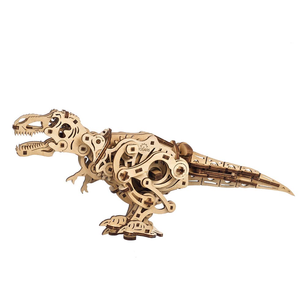 Kit Di Costruzione T-Rex In Legno Quay - Modellino Grande 51cm - Fai Da Te Creativo Per Bambini E Adulti - FSC