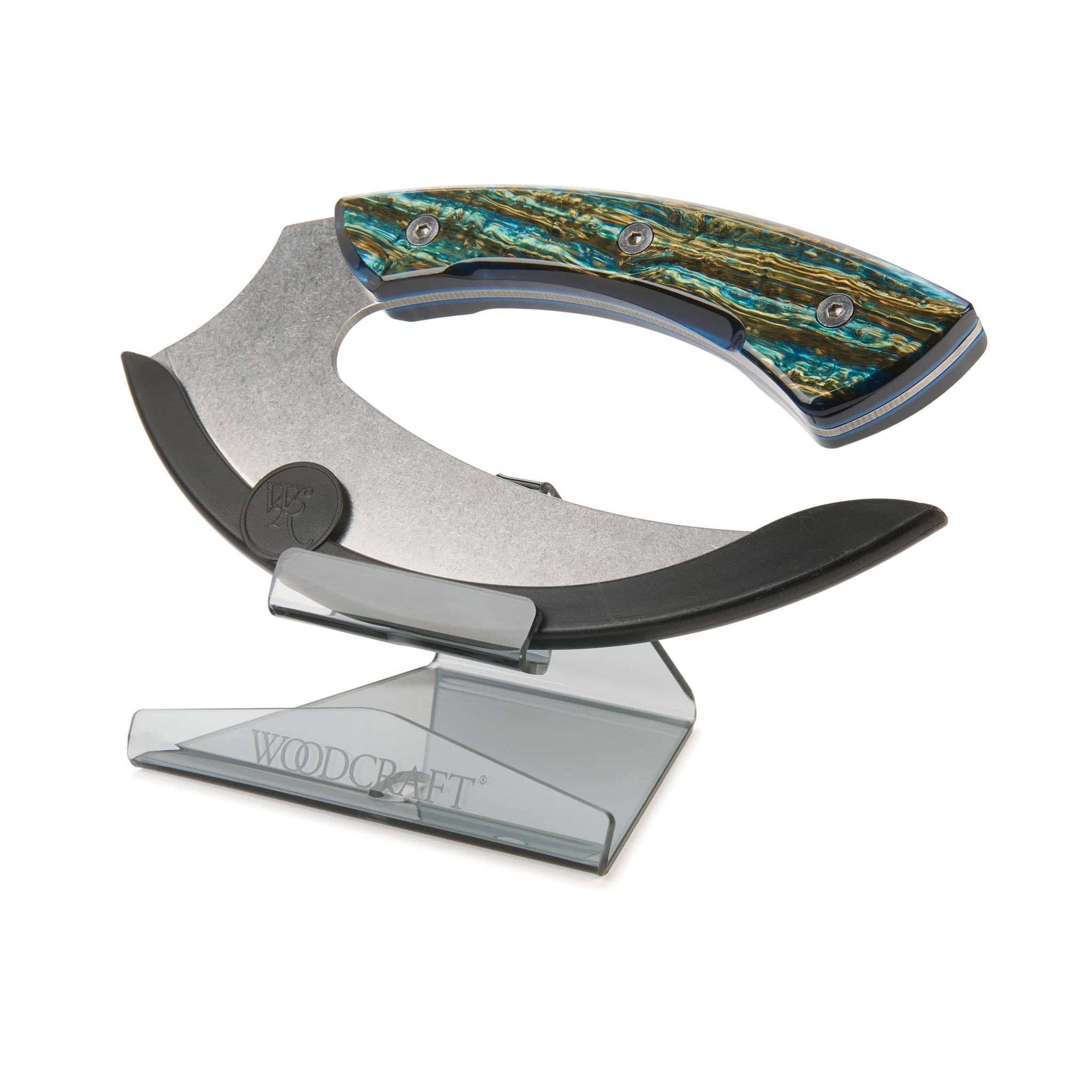 WoodRiver Ulu Knife Acrylic Display Stand Woodcraft