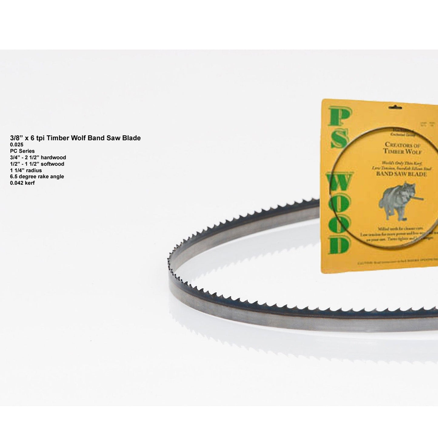 Bandsaw  Blade - 111" x 3/8" x 6 TPI , Postive Claw alt 0