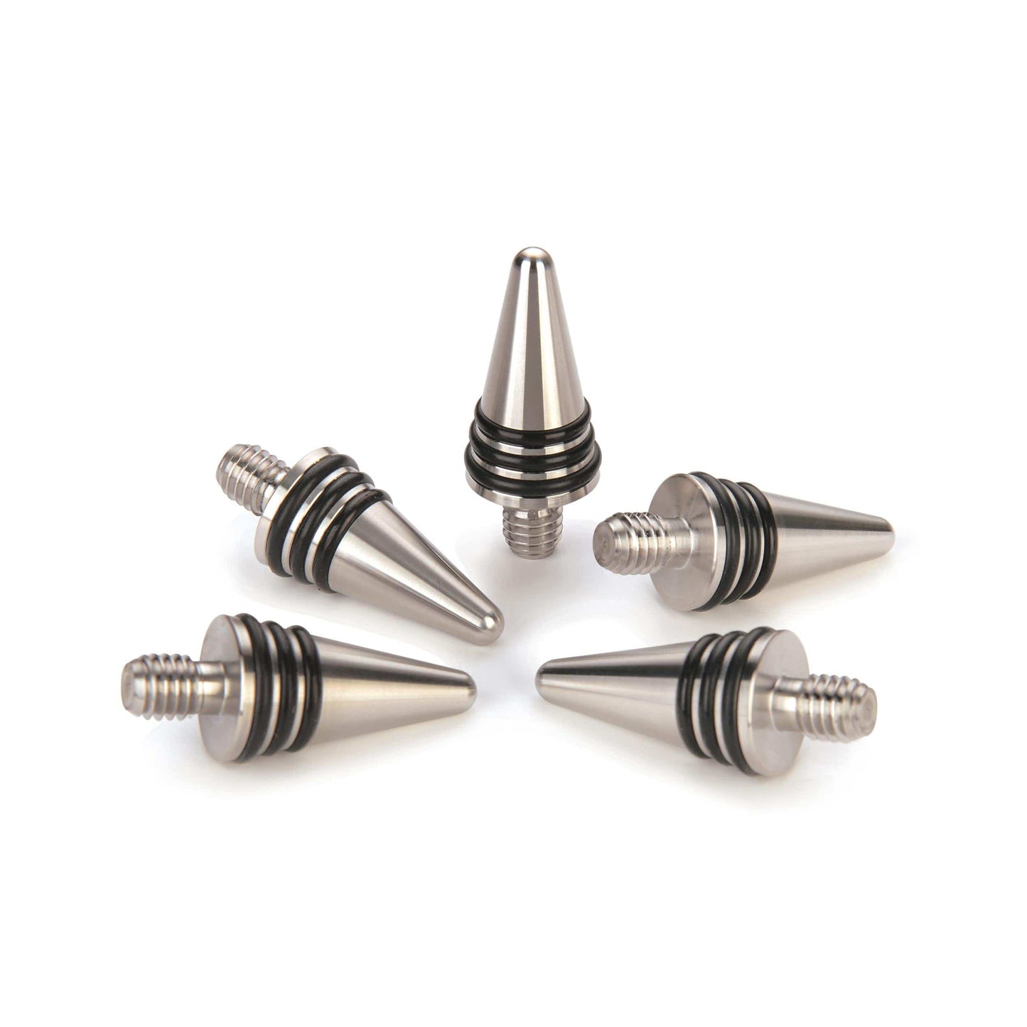 Cone Tip Stainless Steel Bottle Stopper Turning Kit - 5 Piec alt 0