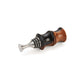 Hourglass Stand Up Stainless Steel Bottle Stopper Turning Ki alt 1
