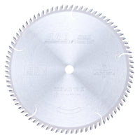 10" x 80T Carbide Tipped Cut-Off and Crosscut Blade, 10 Degree, 5/8" Bore alt 0