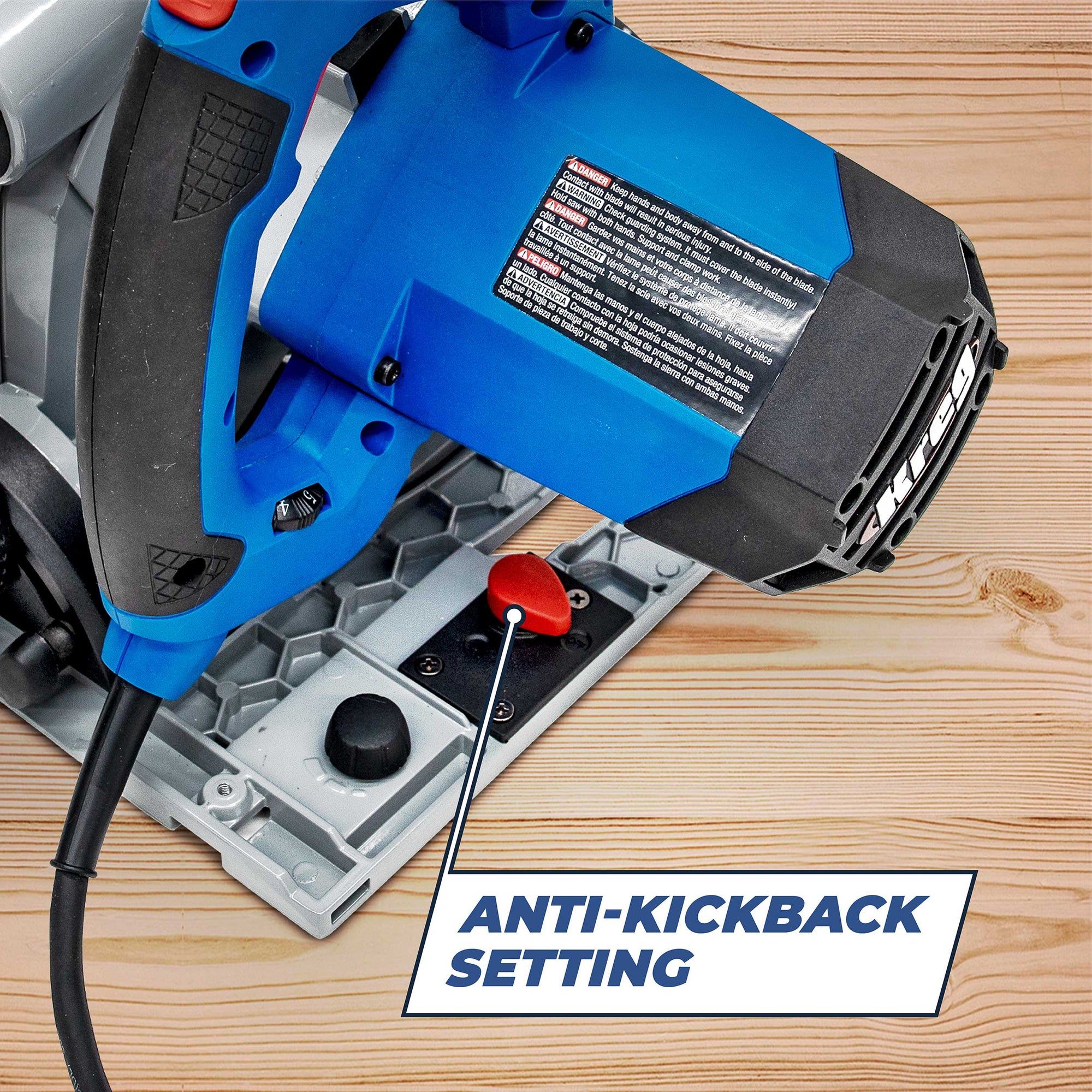 Adaptive Cutting System Plunge-Cut Track Saw