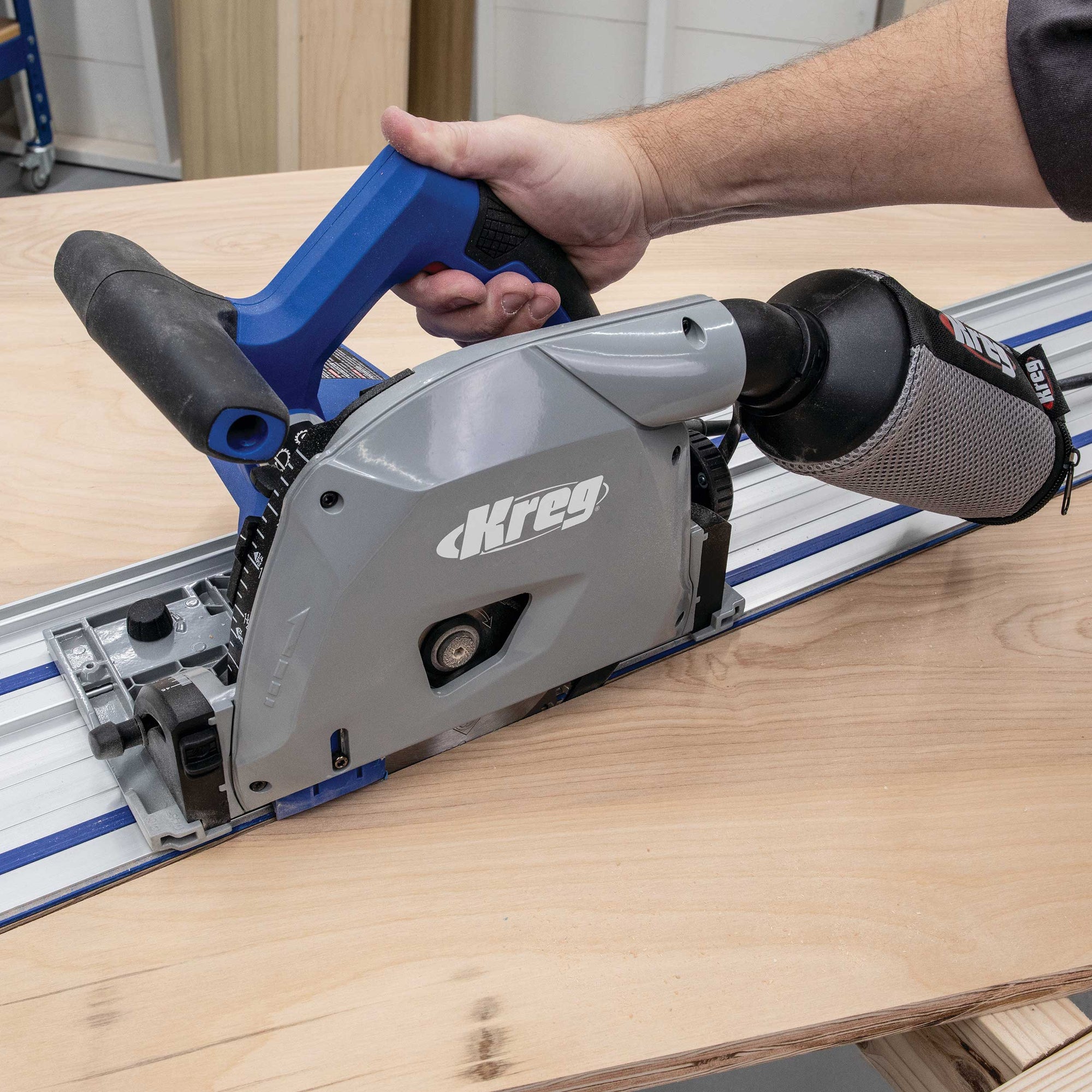 Adaptive Cutting System Saw and 62" Guide Track Kit