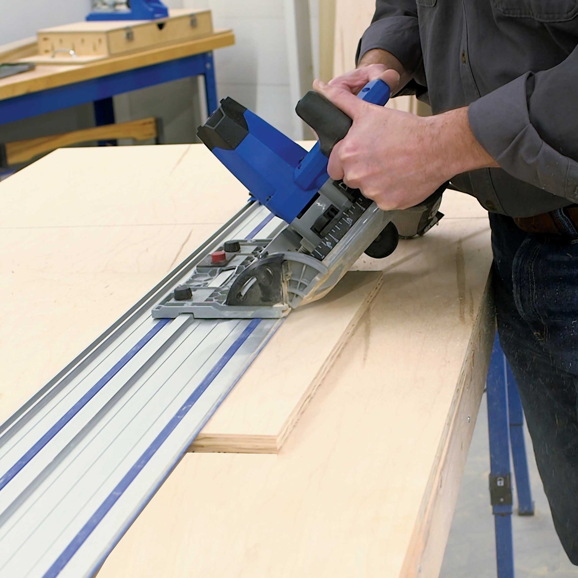 Adaptive Cutting System Saw and 62" Guide Track Kit
