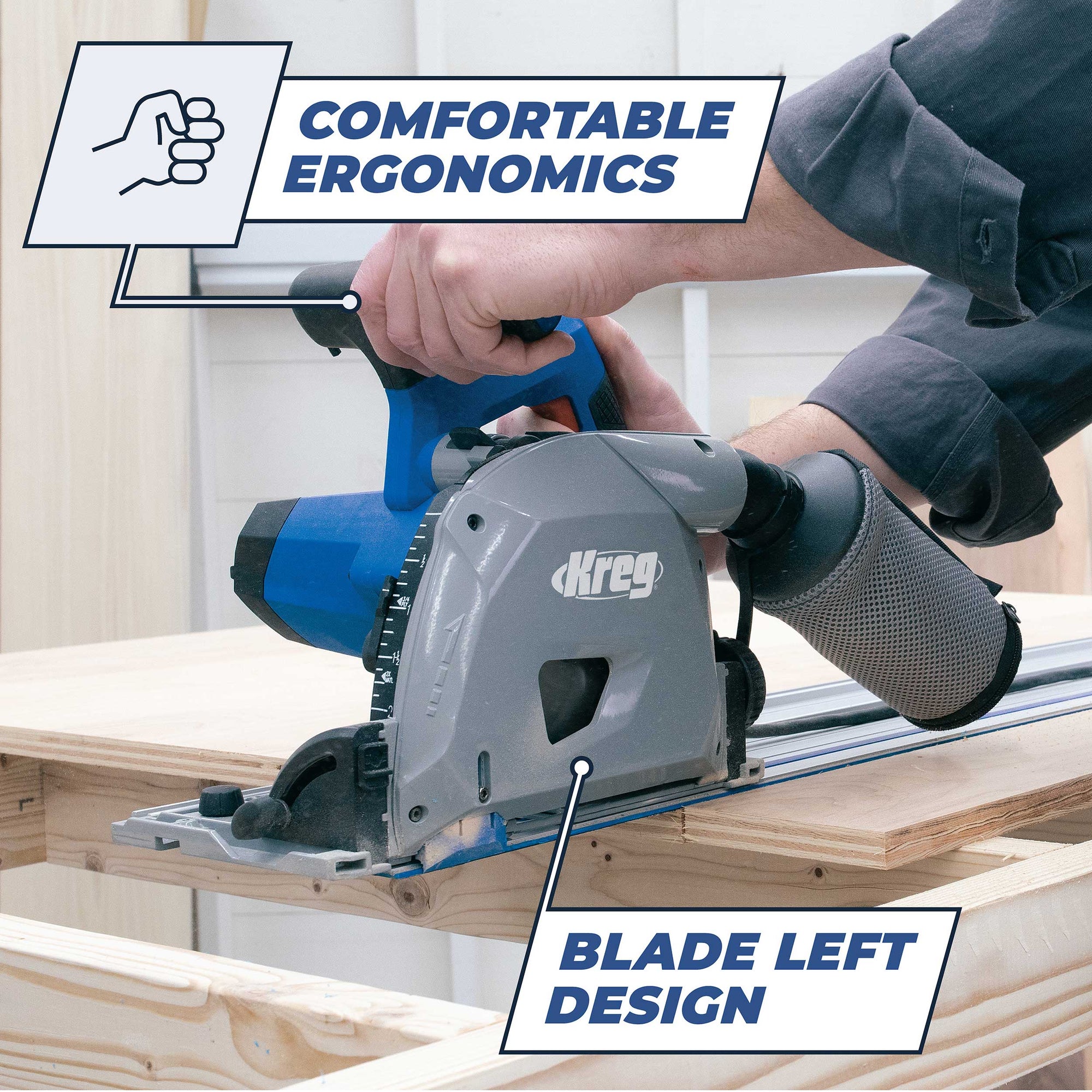 Adaptive Cutting System Saw and 62" Guide Track Kit