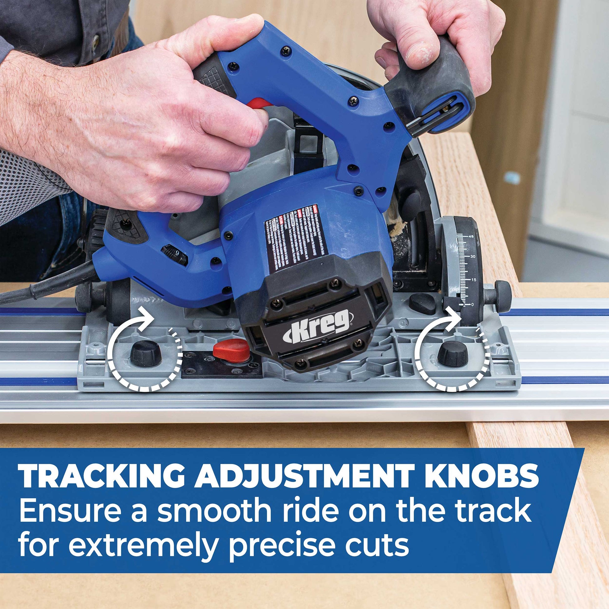 Adaptive Cutting System Saw and 62" Guide Track Kit