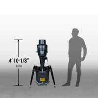 Industrial Dust Cobra High-Pressure 14 Gal. Portable Freestanding HEPA Cyclone Dust Collector alt 0