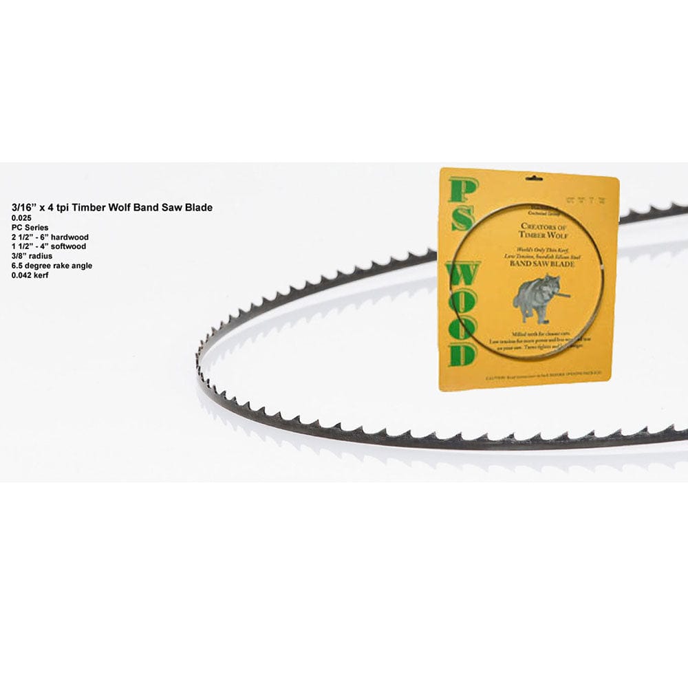 Bandsaw Blade - 72" x 3/16" x .025" x 4 TPI - Positive Claw