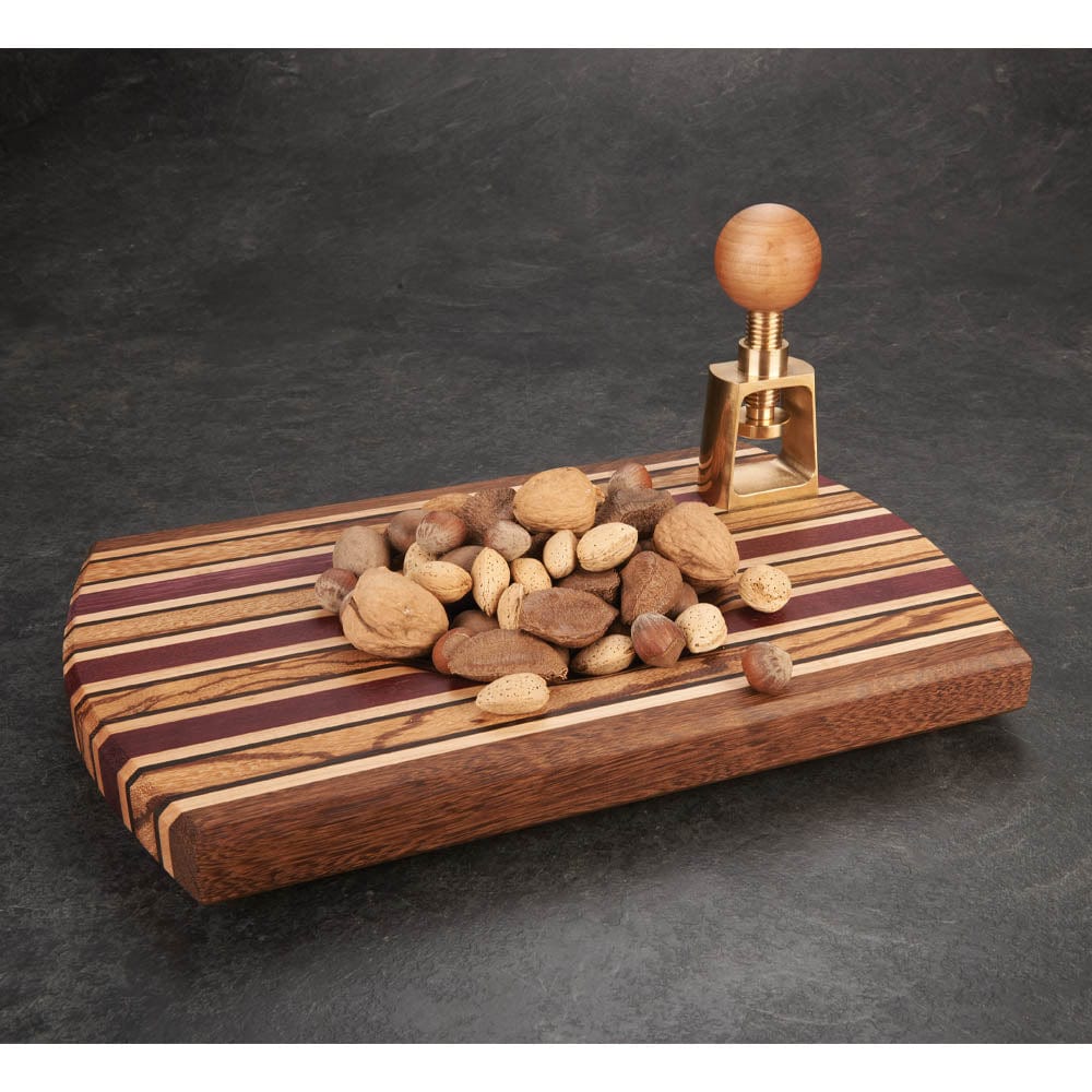 WoodRiver Nutcracker Kit Letter Press Design in Solid Brass | Woodcraft